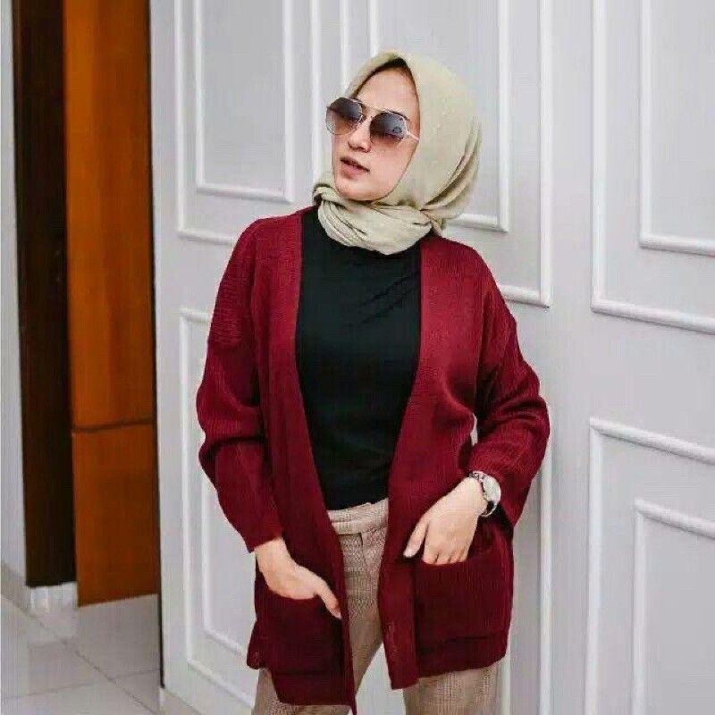 Kardigan Loccy Basic Outer-6