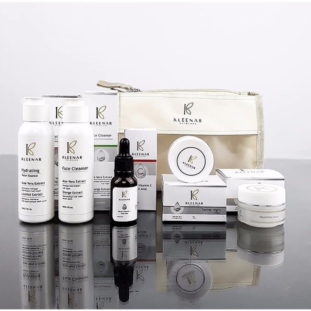 BEST SELLER PAKET 5in1 ANTI AGING & FLEK HITAM ORIGINAL - KLEENAR SKINCARE
