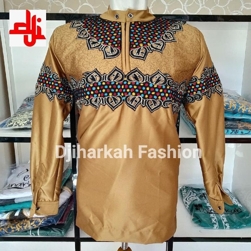 KOKO DJIHARKAH FASHION BUSANA MUSLIM PRIA BORDIR TAWON