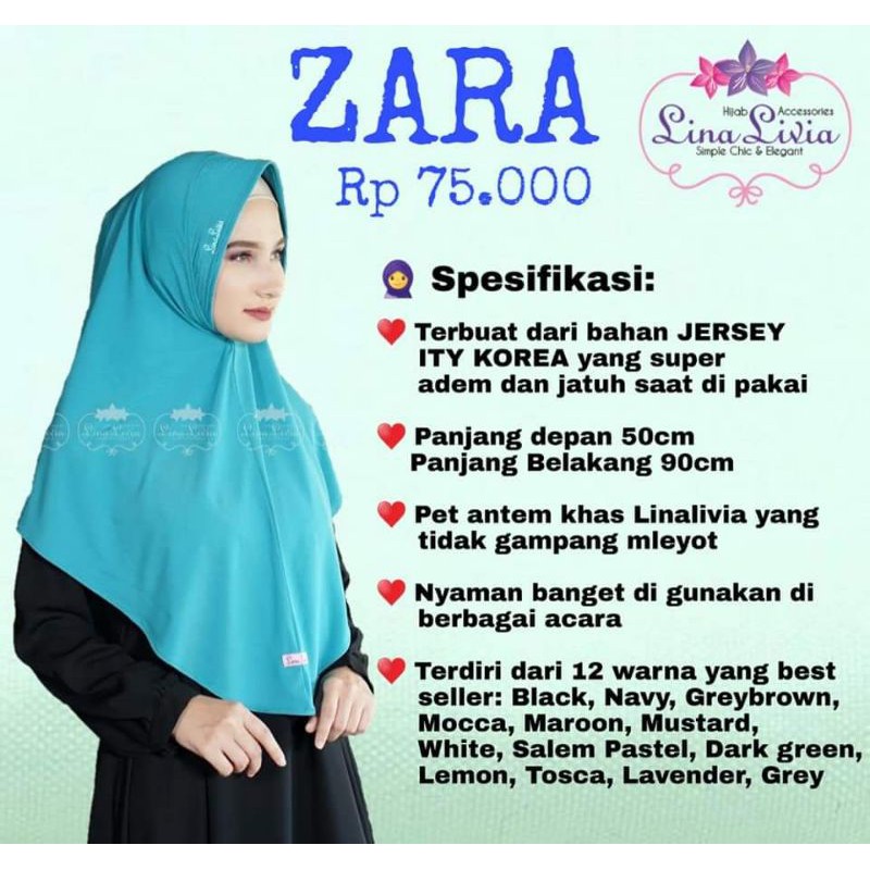 Zara By Linalivia Hijab