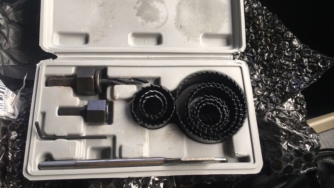 Orange Holesaw Kit 13 Pcs Hole Saw Set Kit Mata Bor Pelubang Kayu