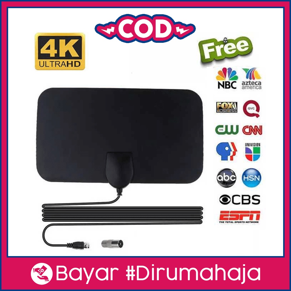 Antena TV Taffware Indoor Dalam Rumah Jernih Murah COD