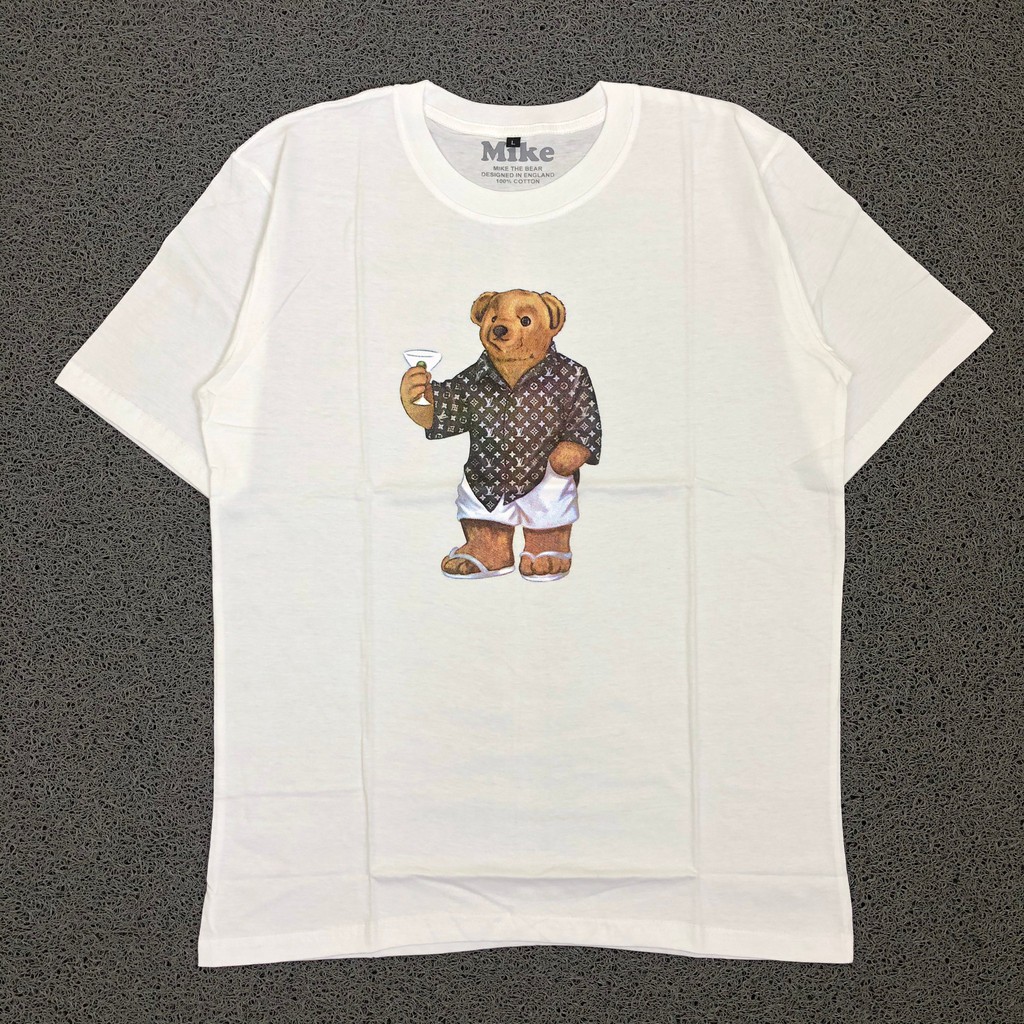 KAOS T SHIRT GUCCI MIKE THE BEAR HYPEBEAST JORDAN PRINTED TEE