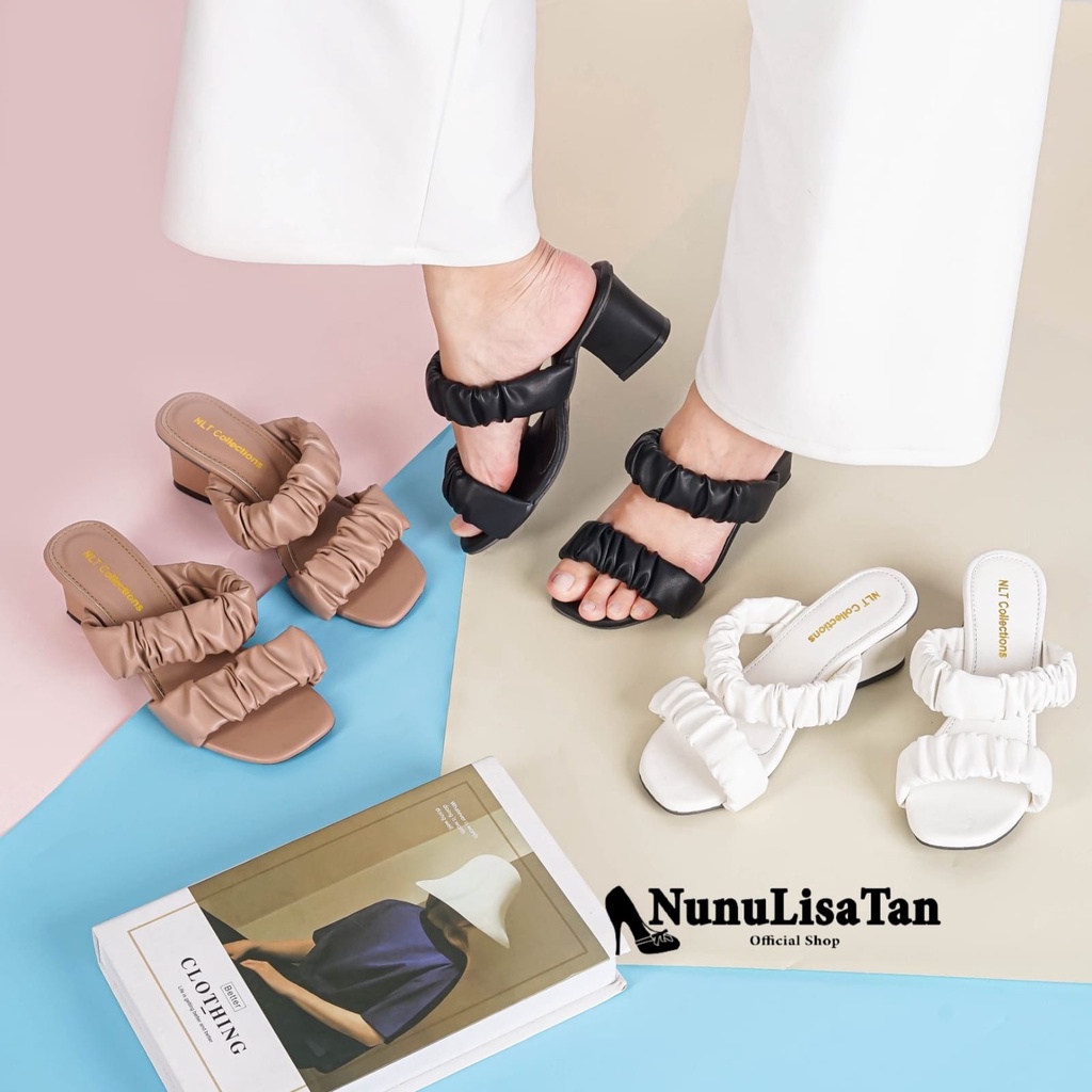 NunuLisatan-  cod  high heels wanita terbaru tinggi 5 cm heels ATELIER