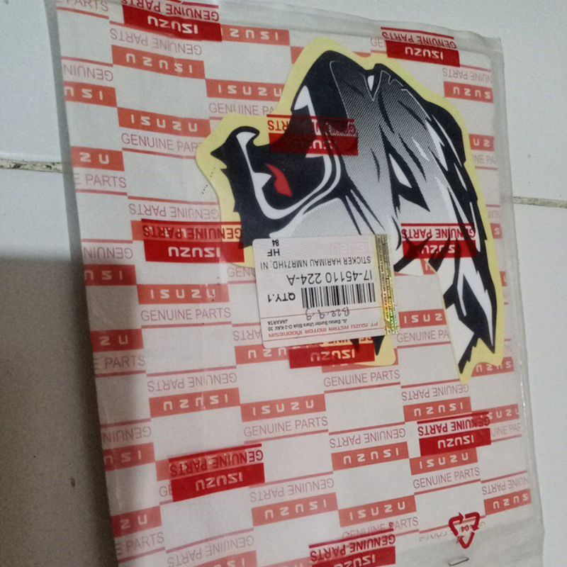 Stiker gambar harimau nmr71hd original