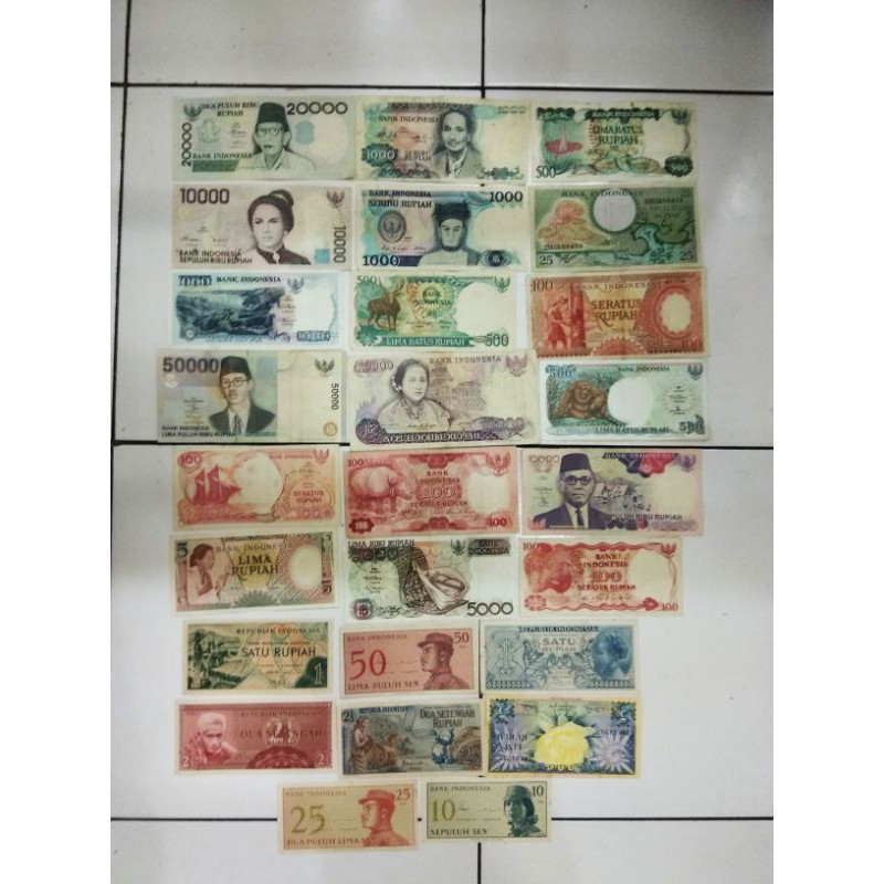uang kuno Indonesia jual borongan