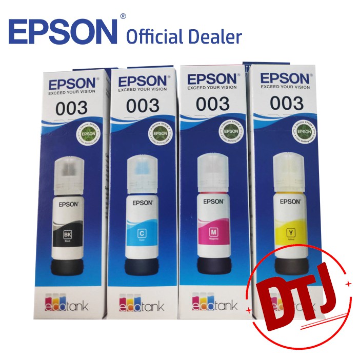 Tinta Epson 003 Black, Cyan, Magenta, Yellow Original (SET)