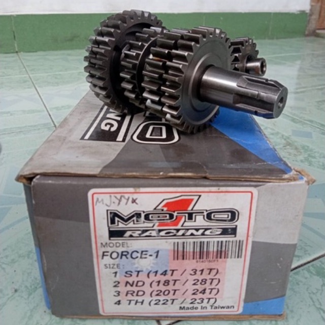 Rasio Transmisi ratio F1zr F1z Fizr Fiz Force1 merk Moto1 Moto 1