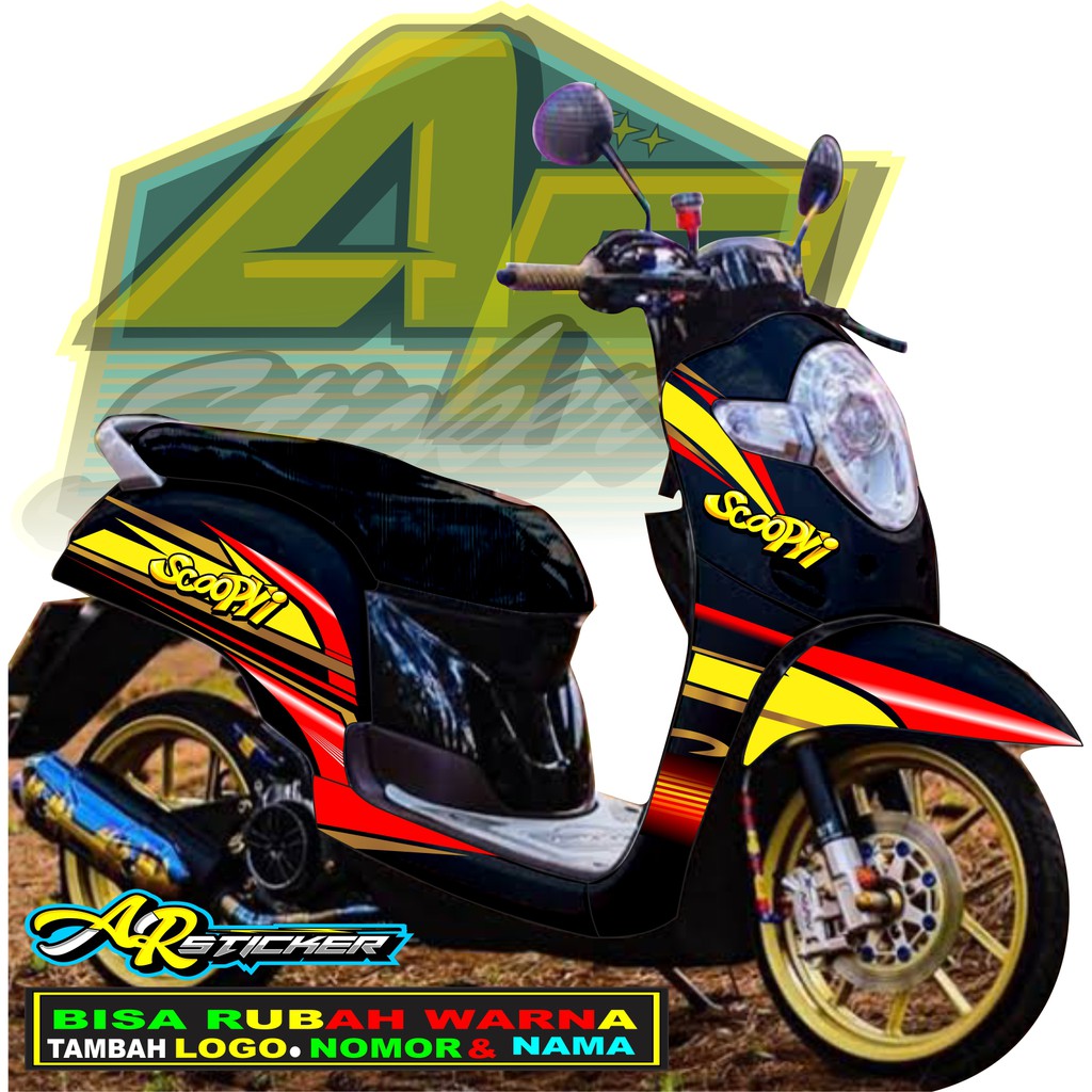 Decal scoopy Decal Scoopy full body Full Blok Decal Scopy Dekal New Fi 2017 2018 2019 2020 SIMPLE