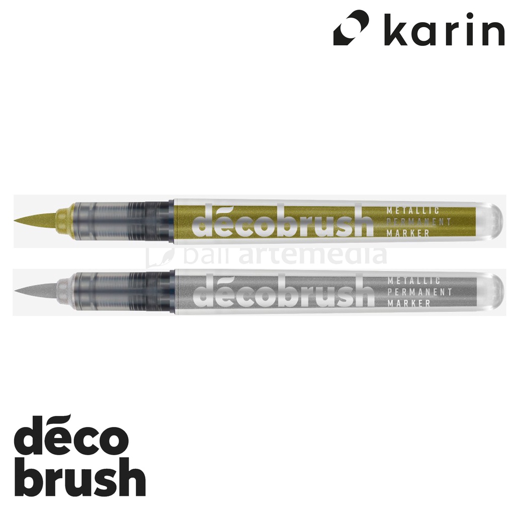 Karin Deco Brush Metallic Silver -8580 / Gold - 8595