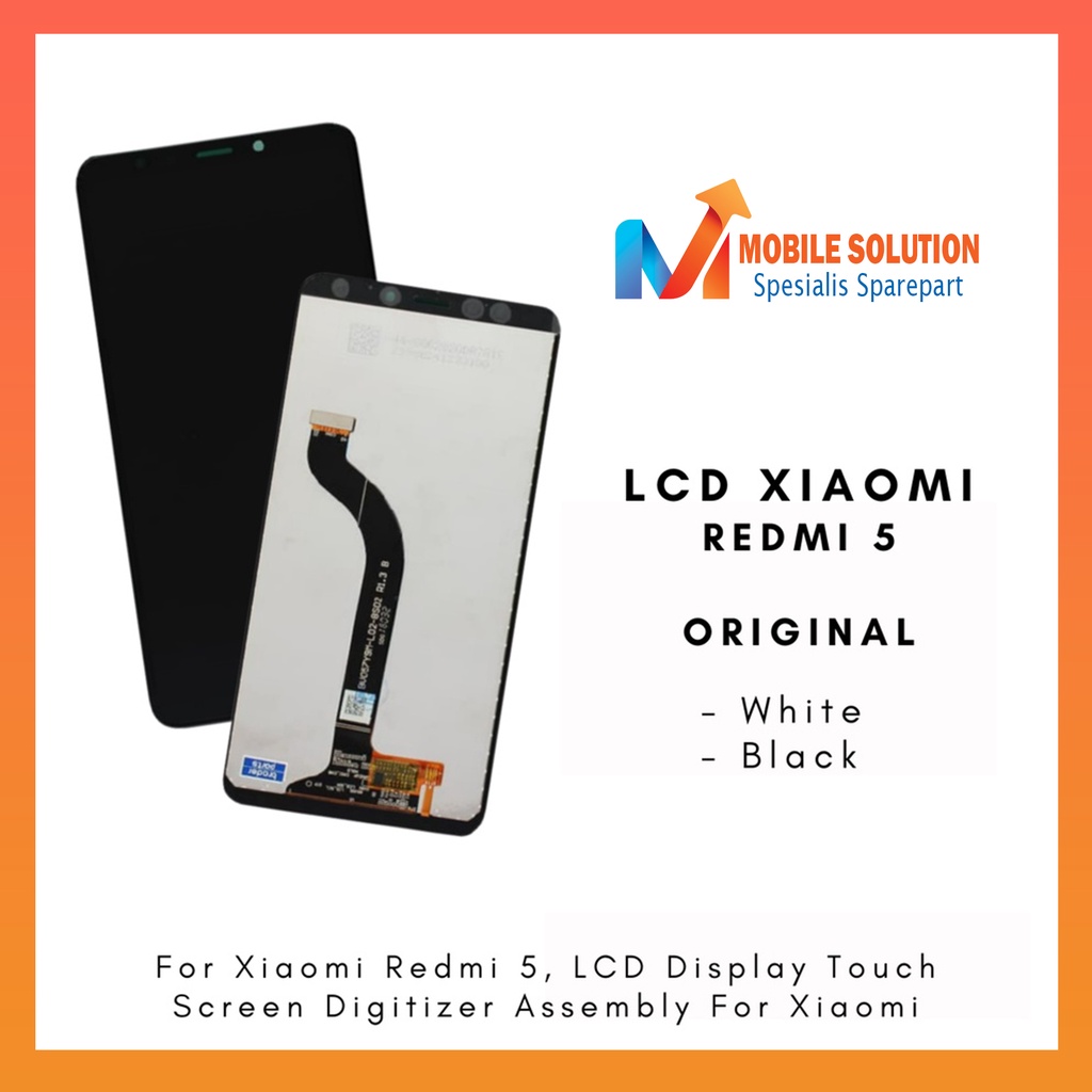 Grosir LCD Xiaomi Redmi 5 Fullset Touchscreen ORIGINAL 100% Garansi 1 Bulan + Packing / Bubbel