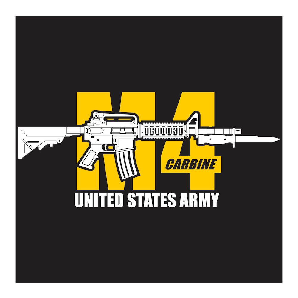 Carbine M4 Series 2 Cutting Sticker