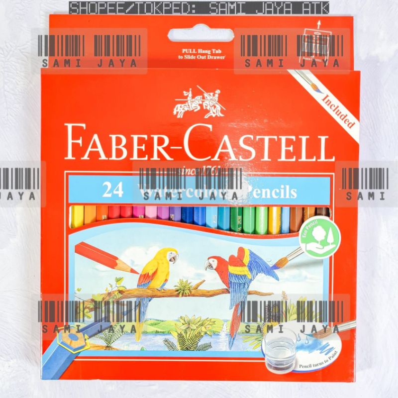 

Pensil Warna Faber Castell Watercolour 24W 24 Warna Watercolor