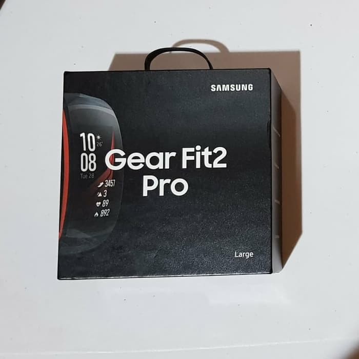 Samsung Gear Fit 2 Pro, Fit2 Pro, Red Large, Garansi Samsung Singapore Exclusive