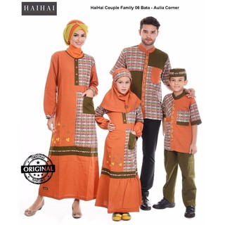 Ekslusif Baju Lebaran Keluarga Haihai Couple Family 06 Bata