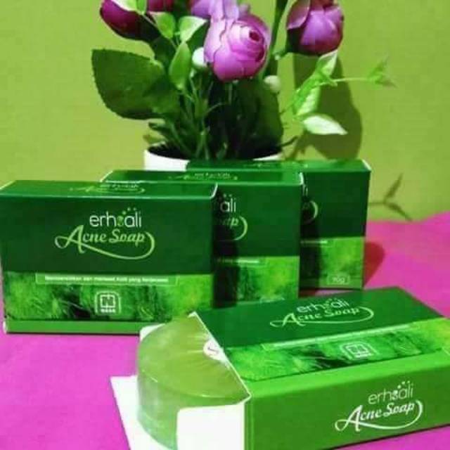 Sabun Erhsali anti acne asli nasa