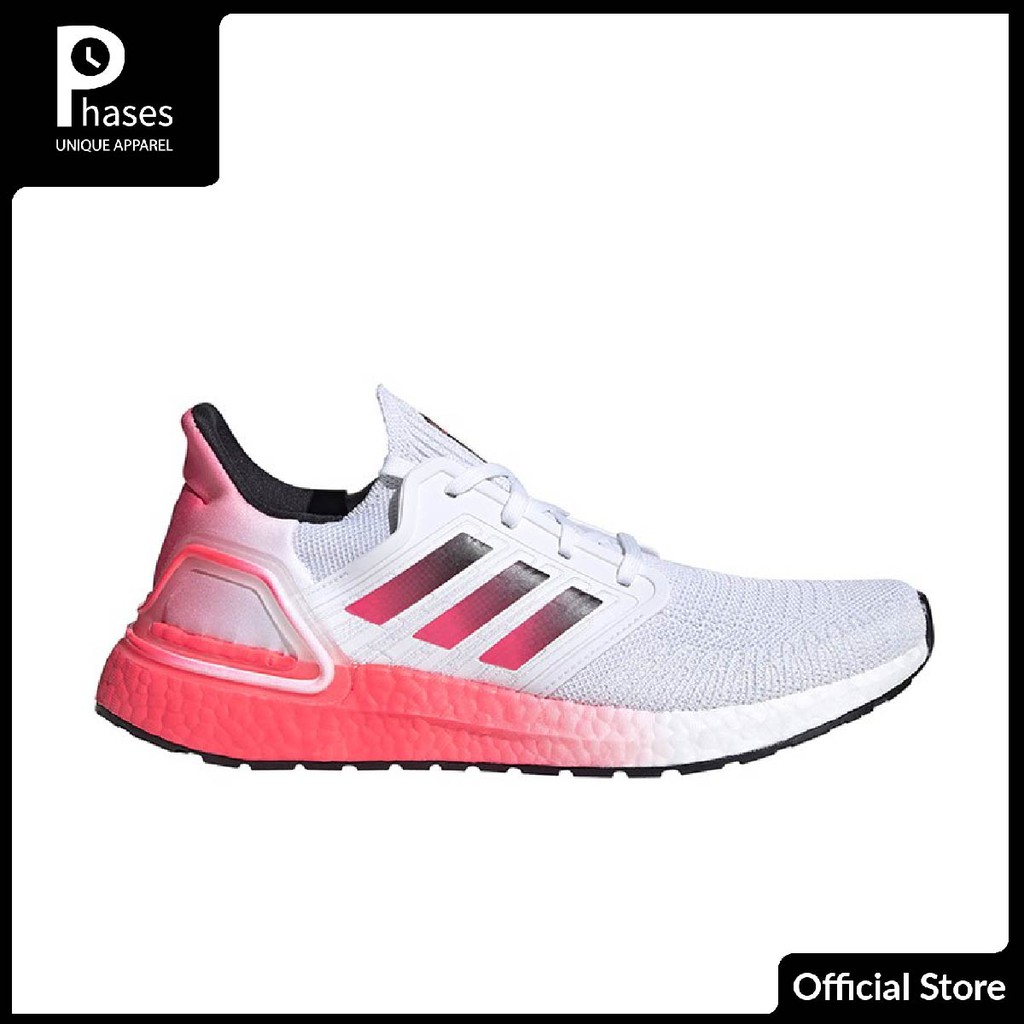 Adidas Ultraboost 20 White Red Strips Original
