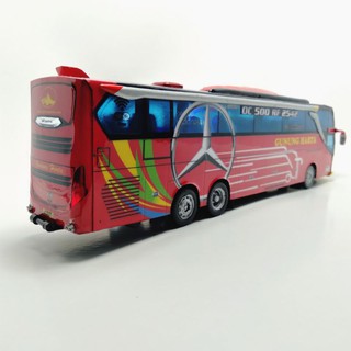 Jual Miniatur Bus Gunung Harta Newshd Triple Axel Full Lampu Merah Shopee Indonesia