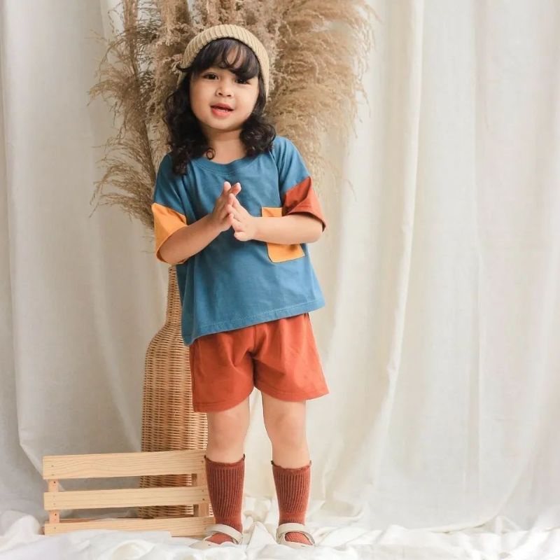 setelan oversize unisex 1-6tahun | setelan anak perempuan