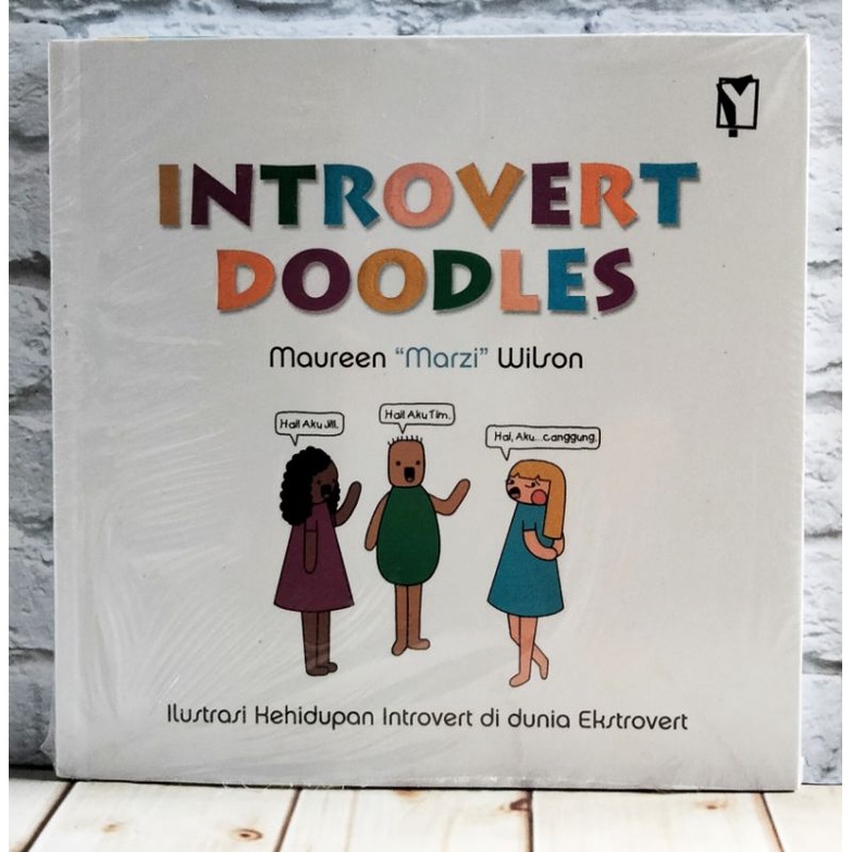 OBRAL BUKU MOTIVASI / Buku Inspirasi / Buku Pengembangan Diri / Buku Perbaikan Diri / ORI-Introvert Doodles