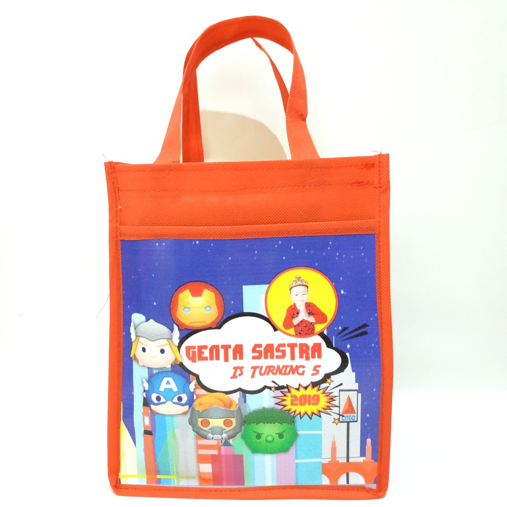 Tas Souvenir Ulang Tahun / Tas Souvenir / Tas Ultah / Tas kantong / souvenir ultah-4