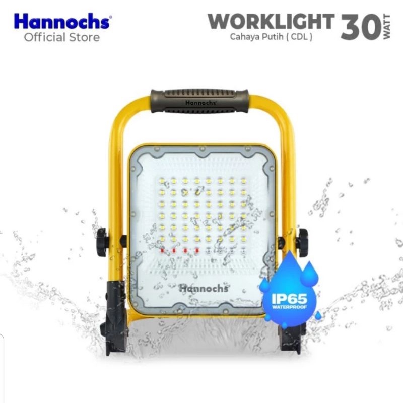 HANNOCHS LED WORKLIGHT 30 WATT / LAMPU SOROT EMERGENCY 30 WATT