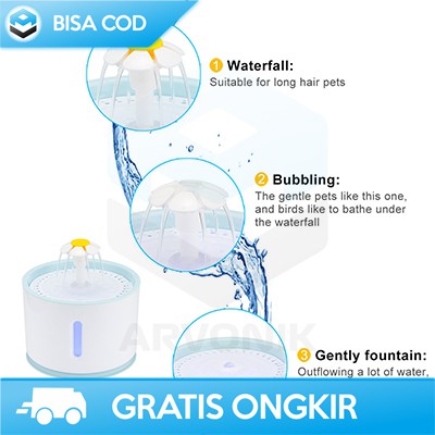 DISPENSER TEMPAT MINUM KUCING TAFFWARE DR008 ORIGINAL WATER FOUNTAIN