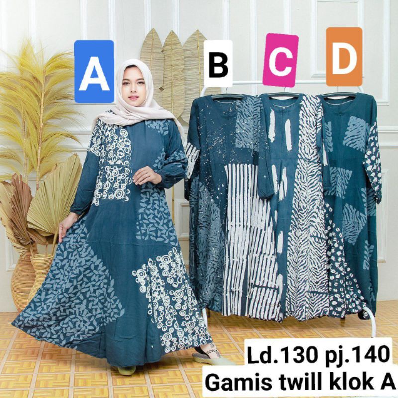 Gamis Twill Ori Jumbo 4L Ld 130cm