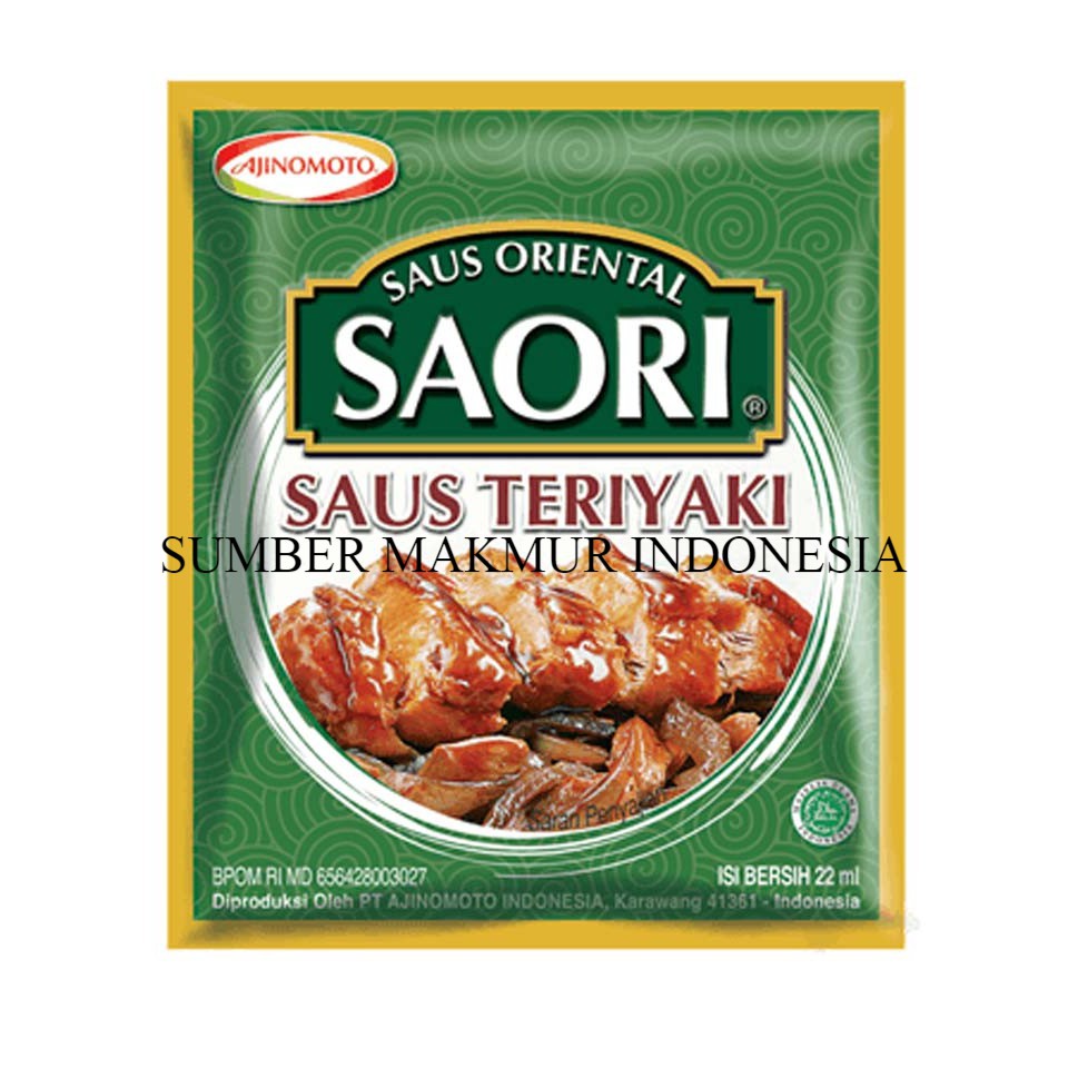 SAORI SAUS TERIYAKI 22 ML- ECERAN (ISI 10 SACHET)