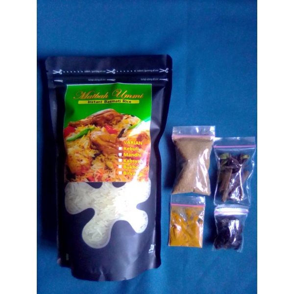 

Beras basmati + bumbu
