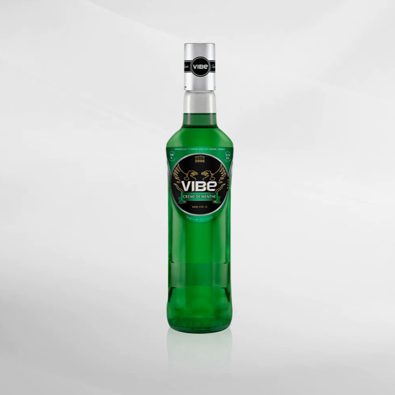 Vibe Creme de Menthe 700 ml ( Original &amp; Resmi By Vinyard )