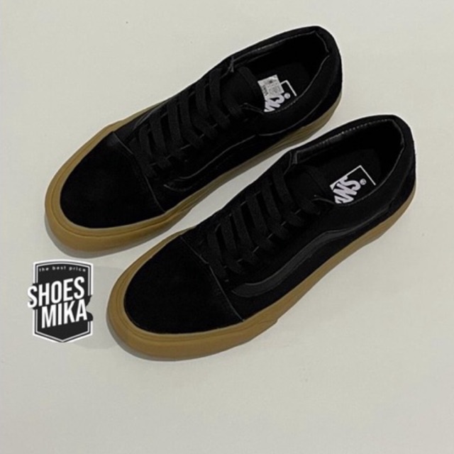 Sepatu Vans Oldskool Black Gum Premium