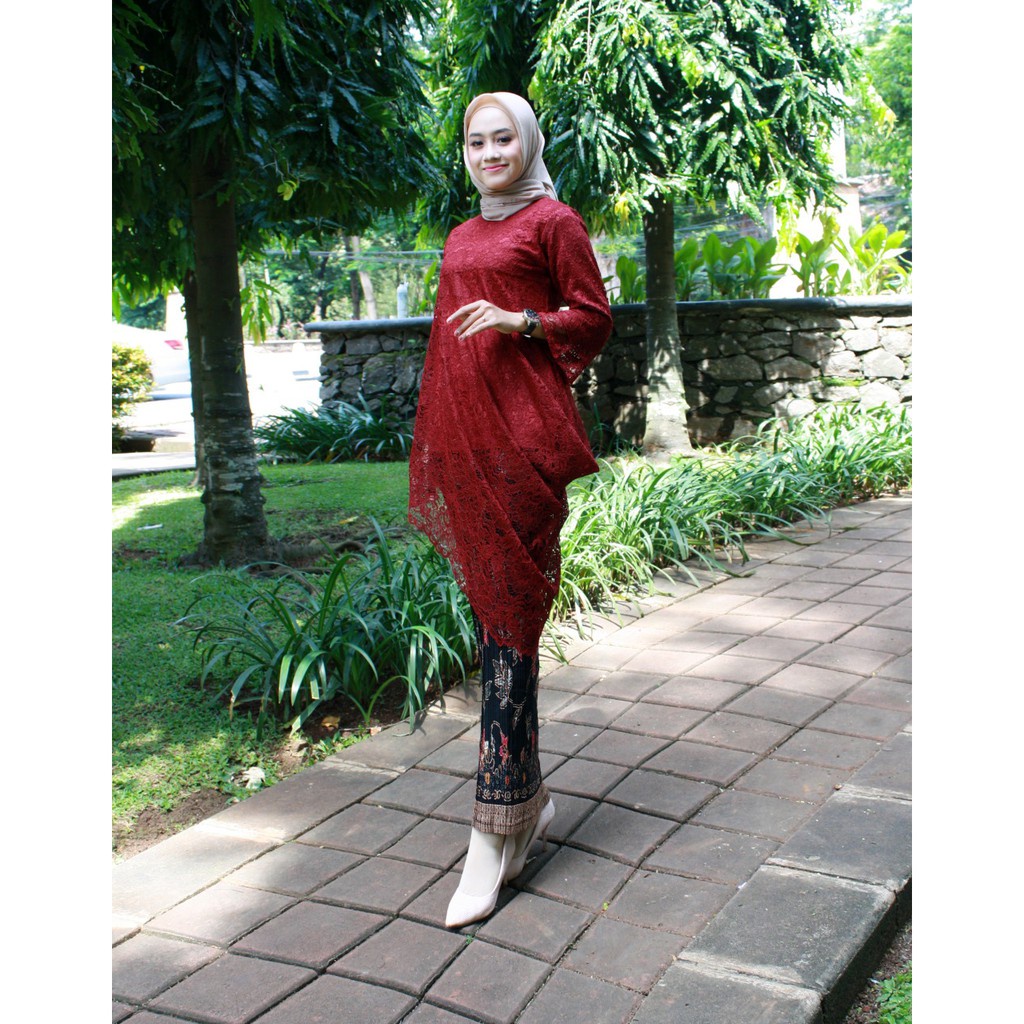 Gallery kebaya - Setelan kebaya tunik miring / kebaya modern / traditional