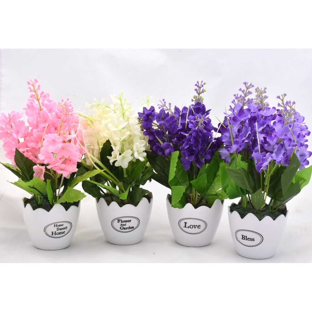 Buket Bunga Lavender Vas Melamin LV014-32 | Shopee Indonesia