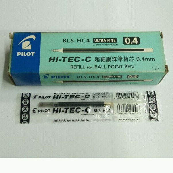 

Isi Ulang Ballpen Pilot Hi-Tec-C 0,4 BLS-HC4 Hitam