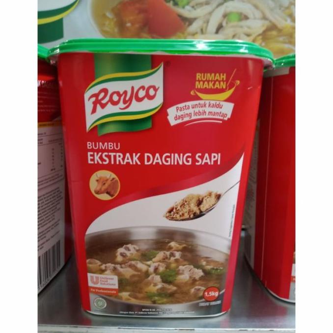 

TERLARIS ROYCO EKSTRAK DAGING SAPI 1,5KG BUMBU & BAHAN MASAKAN MAKANAN & MINUMAN