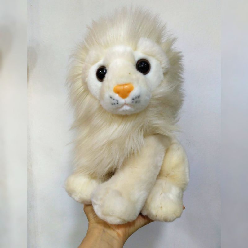 Boneka Singa Albino/singa gagah