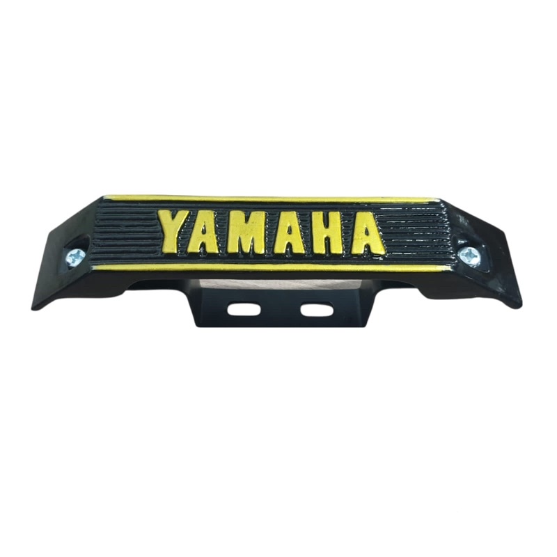 Kumis Yamaha RX king ngeset breket alumunium cor hitam kuning dasi RX spesial-kumisan Yamaha rx king