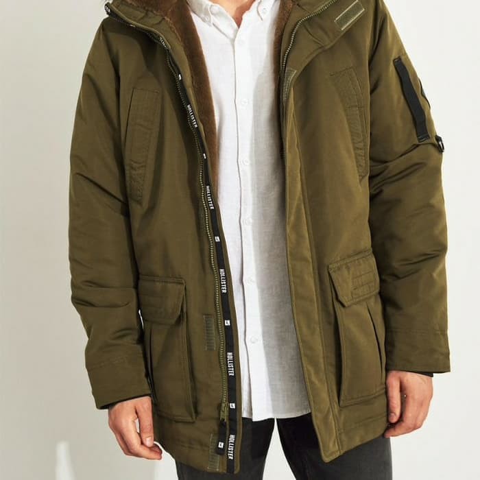 hollister coastal trail parka