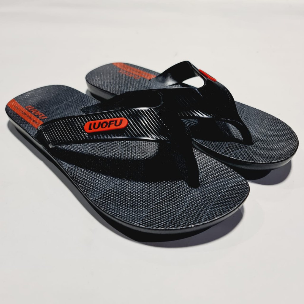 sandal jepit pria sendal jepit luofu cowok karet import F1154A8