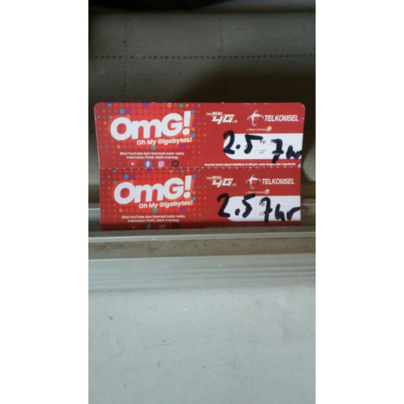 Voucher Telkomsel 2,5gb 7 hari (DIKIRIM KODE VOUCHER VIA CHAT)