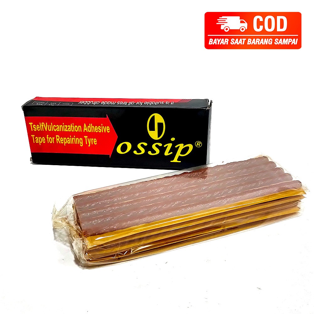 1 BOX ISI 6 PCS TAMBAL BAN REFILL LEM CACING KARET ALAT TUBELESS