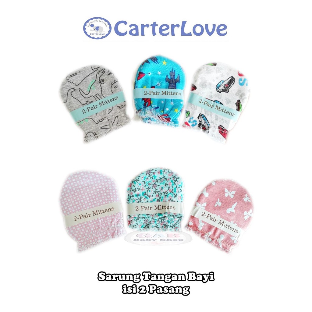 Sarung Tangan Bayi Carter Love / Mittens CarterLove 2in1