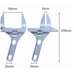 KUNCI INGGRIS KUNCI PIPA KUNCI PAS Universal Adjustable Wrench Spanner kunci pas ring pipa