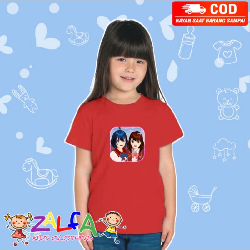 BAJU KAOS ANAK ANAK SAKURA SCHOOL SIMULATOR A1