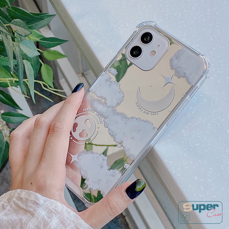 Soft Case Tpu Motif Langit Berbintang Untuk iPhone 11 12 13 Pro Max 7Plus 8Plus X XR XS Max SE 2020
