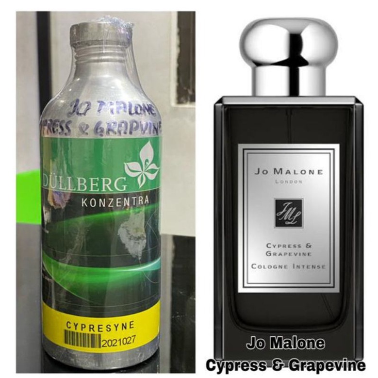 bibit parfum Jomalone cypress &amp; grapevine cologne intense original 100mg murni asli