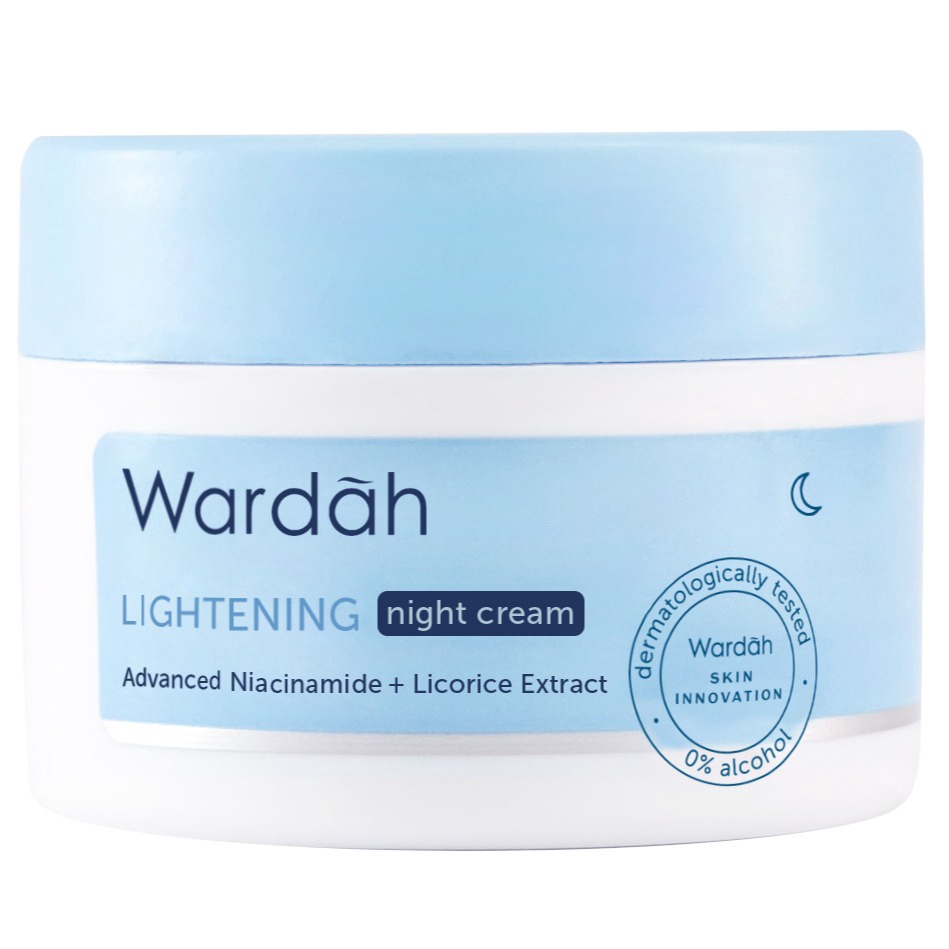 Wardah Lightening Night Cream Advanced Niacinamide ( Krim Malam )