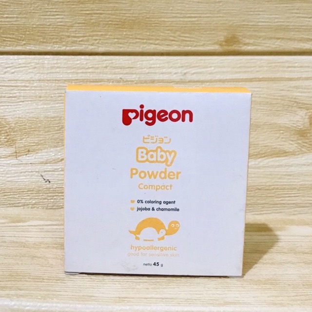 PIGEON Teens Compact Powder + UV Protection 14g | Bedak Bayi Pigeon Baby Compact Powder Cake 45G