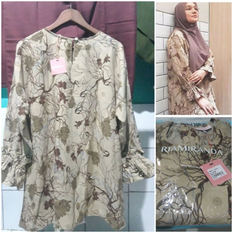 New Nahdi Top⁣ RM / Tunik Ria Miranda / Pakaian Muslimah Ria Miranda Murah